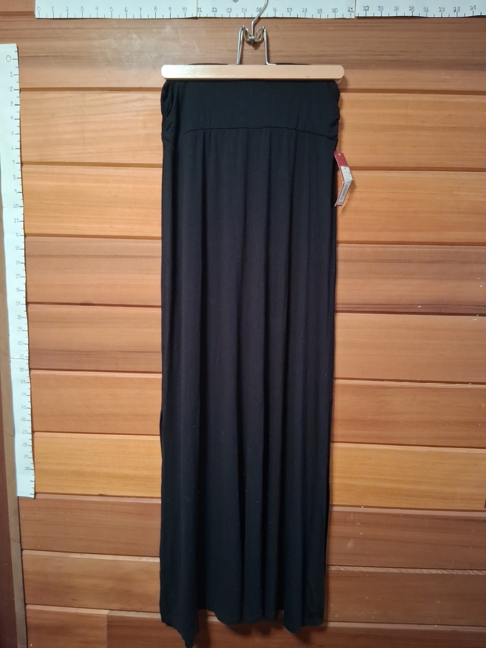 🌞PRICE DROP! Merona Black Women's Maxi Skirt with Fold-Over Waistband